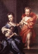 Sir Godfrey Kneller Edward and Lady Mary Howard oil on canvas
